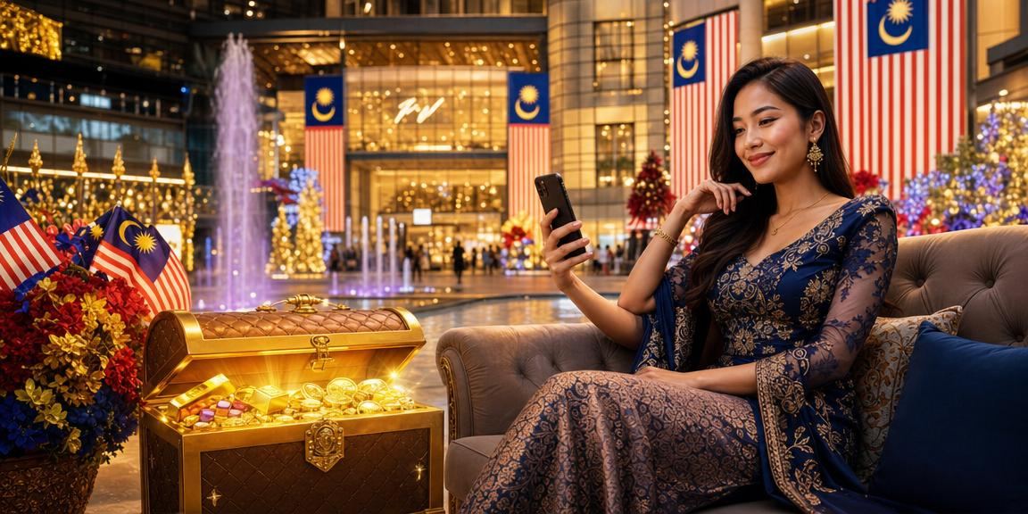Pengguna memainkan aplikasi kasino t7250 di telefon bimbit di Kuala Lumpur